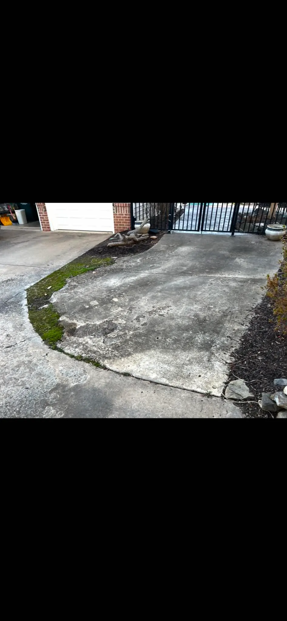 Concrete Driveways project — additional before view 2 (01)